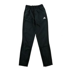 Second life - Dres męski Spodnie dresowe z zamkami czarne - Jak nowy. Czarne spodnie sportowe męskie Adidas, z dresówki. Za 122.16 zł.