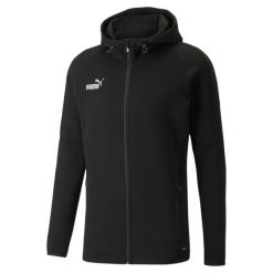 Bluza z kapturem Puma Teamfinal Casuals Hooded Jkt, Mężczyźni. Czarne bluzy z kapturem męskie Puma, m, z bawełny. Za 204.68 zł.