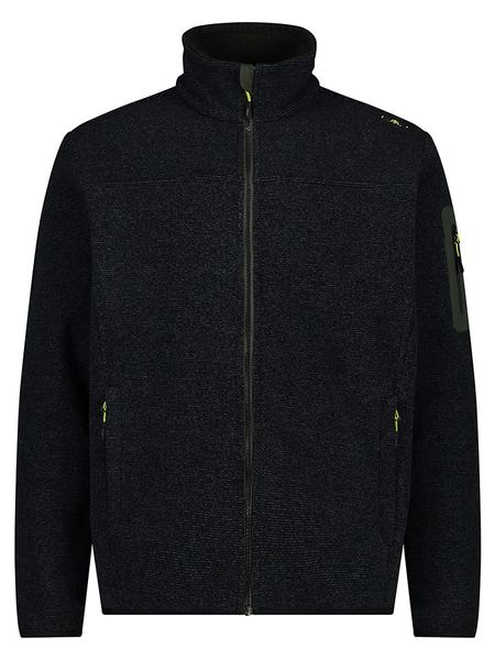 CMP Kurtka polarowa w kolorze czarnym rozmiar: 56. Czarne kurtki męskie CMP, s, bez wzorów, z dzianiny, bez kaptura. Za 113.63 zł.