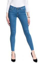 DAMSKIE SPODNIE JEANSOWE LEE Scarlett CLEAN OREGON L526PQXS 112111816. Spodnie materiałowe damskie Lee, bez wzorów, z jeansu. Za 209.99 zł.
