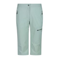 Szorty damskie turystyczne CMP 31T5126. Zielone szorty damskie CMP, bez wzorów, z tkaniny, sportowe. Za 184.99 zł.