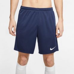 Spodenki sportowe męskie Park III Shorts. Niebieskie szorty męskie Nike, m, z poliesteru, do piłki nożnej. Za 79.99 zł.