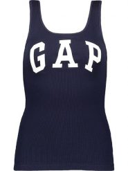 GAP Top w kolorze granatowym rozmiar: M. Niebieskie topy damskie GAP, m, bez wzorów, bez kołnierzyka. Za 66.00 zł.