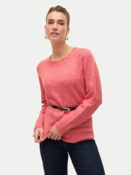 Vero Moda Sweter Doffy 10201022 Różowy Regular Fit. Czerwone swetry klasyczne damskie Vero Moda, xl, z syntetyku, bez kołnierzyka. Za 119.99 zł.