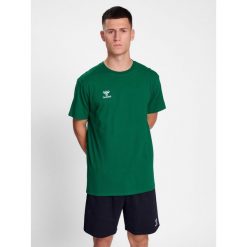 Koszulka Hummel Go 2.0. Zielone t-shirty sportowe męskie HUMMEL, bez ramiączek, do piłki nożnej. Za 137.50 zł.