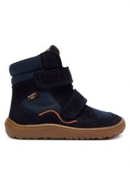 Froddo Kozaki Barefoot Tex Winter Tl G3160247-T S Granatowy. Niebieskie buty zimowe chłopięce Froddo, ze skóry, bez zapięcia. Za 349.99 zł.