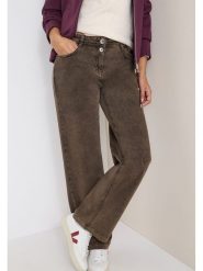 Cecil Dżinsy - Comfort fit - w kolorze brązowym rozmiar: W28/L32. Brązowe jeansy damskie Cecil, z podwyższonym stanem. Za 250.94 zł.