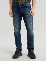 G-Star Dżinsy - Slim fit - w kolorze granatowym rozmiar: W32/L32. Niebieskie jeansy męskie G-Star. Za 206.91 zł.