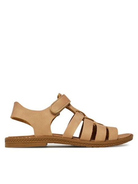 Primigi Sandały 7889611 D Brązowy. Brązowe sandały dziewczęce Primigi, ze skóry, bez zapięcia. Za 249.99 zł.