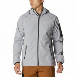 Męska kurtka sportowa Columbia Tall Heights™. Szare kurtki treningowe męskie Columbia, m, bez wzorów. Za 364.99 zł.