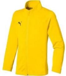Kurtka dziecięca Puma Jr Liga Poly Jacket Core. Czarne kurtki treningowe męskie Puma, na jesień, bez wzorów, z poliesteru, na fitness i siłownię. Za 171.99 zł.