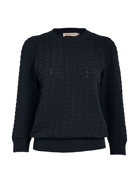 Peppercorn Sweter w kolorze granatowym rozmiar: L. Niebieskie swetry klasyczne damskie Peppercorn, l, bez kołnierzyka. Za 174.95 zł.