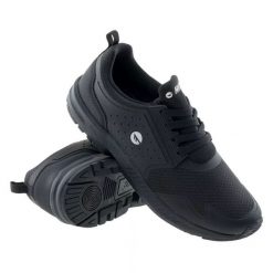 Buty Hi-Tec Emmet M 92800196296 czarne. Czarne buty trekkingowe męskie z gumy, bez zapięcia. Za 284.10 zł.