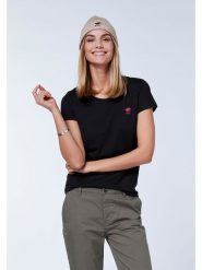 Polo Sylt Koszulka w kolorze czarnym rozmiar: XS. Czarne bluzki damskie Polo Sylt, xs, bez wzorów, z bawełny, bez ramiączek. Za 35.10 zł.