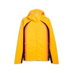 Kurtka wodoodporna Puma Ultraweave. Brązowe kurtki treningowe męskie Puma, l, bez wzorów, z materiału, do biegania. Za 393.85 zł.