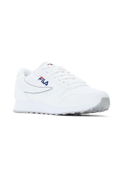 Męskie Buty Sportowe Orbit Low. Białe buty sportowe na co dzień męskie Fila, z materiału, bez zapięcia, trekkingowe. Za 149.00 zł.