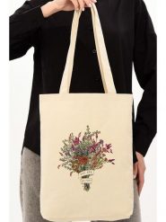 MORI Torebka w kolorze kremowym - 35 x 40 x 8 cm rozmiar: onesize. Brązowe torebki klasyczne damskie MORI, bez wzorów, z bawełny, bez dodatków. Za 61.46 zł.