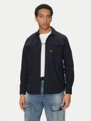G-Star Raw Koszula Cpo Utility D26470-C973 C742 Granatowy Regular Fit. Niebieskie koszule męskie G-Star Raw, m, bez wzorów, z bawełny, bez kołnierzyka, bez ramiączek. Za 399.99 zł.
