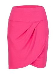 Blutsgeschwister Spódnica "Dreamy swinging hot pink" w kolorze różowym rozmiar: L. Różowe spódniczki damskie Blutsgeschwister, l, bez wzorów, mini, kopertowe. Za 92.21 zł.