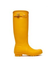 Hunter Kalosze Org Tall WFT1000RMA Żółty. Żółte kalosze damskie Hunter, bez wzorów, z kauczuku. Za 339.99 zł.