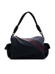 Desigual Torebka 25SAXPC6 Czarny. Czarne torebki klasyczne damskie Desigual, bez wzorów, ze skóry, bez dodatków. Za 369.99 zł.