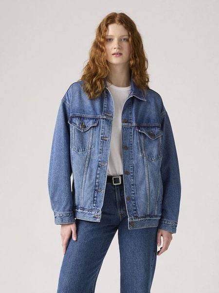 Levi's Kurtka dżinsowa w kolorze niebieskim rozmiar: M. Niebieskie kurtki damskie Levi's, m, bez wzorów, bez kaptura. Za 314.95 zł.