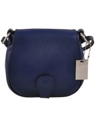 Florence Bags Skórzana torebka "Gisstel" w kolorze granatowym - 19 x 17 x 5 cm rozmiar: onesize. Niebieskie torebki klasyczne damskie Florence Bags, bez wzorów, z materiału, bez dodatków. Za 165.99 zł.