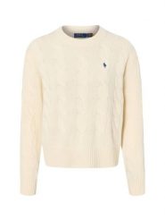 Polo Ralph Lauren sweter z dzianiny z zawartością kaszmiru Kobiety Kaszmir biały, L. Białe swetry klasyczne damskie Polo Ralph Lauren, l, z dzianiny, bez kołnierzyka. Za 1,199.95 zł.