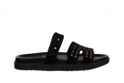 Klapki Yokono Morena-128 Serraje Negro, Czarny, Skóra naturalna - 40. Czarne klapki damskie Yokono, bez wzorów, z materiału, bez obcasa, na płaskiej podeszwie. W wyprzedaży za 152.10 zł.