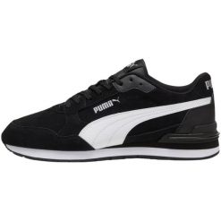 Buty Puma St Runner v4 Sd 399665 01 czarne. Czarne buty sportowe na co dzień męskie z gumy, bez zapięcia. Za 361.18 zł.