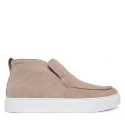 Półbuty Calvin Klein. Brązowe półbuty męskie CALVIN KLEIN, bez zapięcia. Za 649.99 zł.