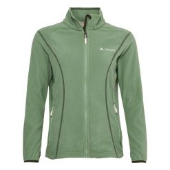 Bluza polarowa damska Vaude Rosemoor Fleece Jacket II. Zielone bluzy bez kaptura damskie Vaude, xs, z polaru. Za 324.99 zł.