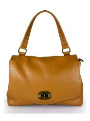 Mila Blu Skórzana torebka "Nespolo" w kolorze brązowym - 29 x 22 x 8 cm rozmiar: onesize. Brązowe torebki klasyczne damskie Mila Blu, bez wzorów, z materiału, bez dodatków. Za 316.24 zł.