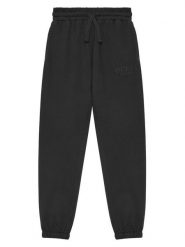Guess Spodnie dresowe L5YQ19 KAV34 Czarny Regular Fit. Czarne spodnie dziewczęce Guess, z bawełny. Za 129.99 zł.