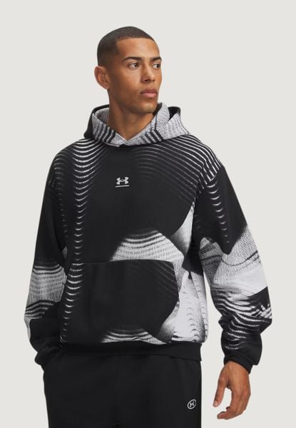 Bluza Mężczyzna UNDER ARMOUR UA ICON FLEECE PRINTED HD. Szare bluzy z kapturem męskie Under Armour, l, z bawełny. Za 387.25 zł.