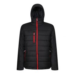 Kurtka Ocieplana Męska Produkt Termiczny. Czarne kurtki męskie Regatta, m, bez wzorów, z materiału, z kapturem. Za 249.99 zł.