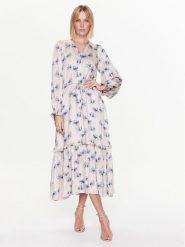 Bruuns Bazaar Sukienka codzienna Hamida BBW3259 Różowy Regular Fit. Czerwone sukienki damskie Bruuns Bazaar, na co dzień, bez wzorów, z wiskozy, bez kołnierzyka, bez ramiączek, proste. Za 579.99 zł.
