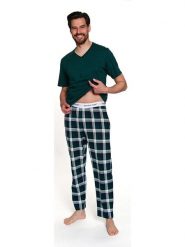 Doctor Nap Piżama w kolorze ciemnozielonym rozmiar: M. Zielone piżamy męskie Doctor Nap, m, bez wzorów, z bawełny, bez ramiączek. Za 134.95 zł.