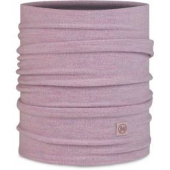 Komin sportowy unisex Buff® Merino Fleece Lilac Sand z wełny merynosów. Czerwone szaliki i kominy damskie Buff, bez wzorów, z wełny. Za 169.99 zł.