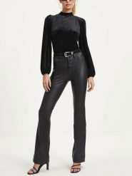 LA Angels Bluzka w kolorze czarnym rozmiar: XL. Czarne bluzki damskie LA Angels, xl, bez wzorów, bez kołnierzyka, bez ramiączek. Za 113.99 zł.