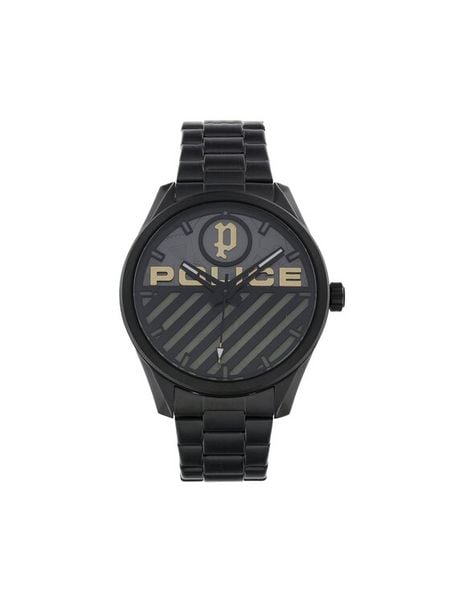 Police Zegarek Grille PEWJG2121406 Czarny. Czarne zegarki męskie Police. Za 489.99 zł.