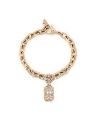 Guess Bransoletka JUBB06 348JW Złoty. Żółte bransoletki damskie Guess, ze stali. Za 399.99 zł.
