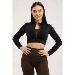 Bluza fitness damska Gym Glamour bezszwowa rozpinana. Czarne bluzy bez kaptura damskie GYM GLAMOUR, s. Za 159.99 zł.