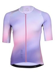 Protective Koszulka kolarska "Mystery" w kolorze fioletowym rozmiar: 38. Różowe bluzki sportowe damskie Protective, z materiału, bez kołnierzyka, bez ramiączek. Za 280.44 zł.