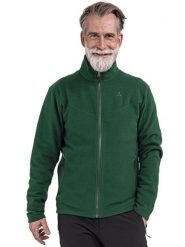 Schöffel Kurtka polarowa "Qutang" w kolorze ciemnozielonym rozmiar: 48. Zielone kurtki męskie Schöffel, bez wzorów, z polaru, bez kaptura. Za 186.19 zł.