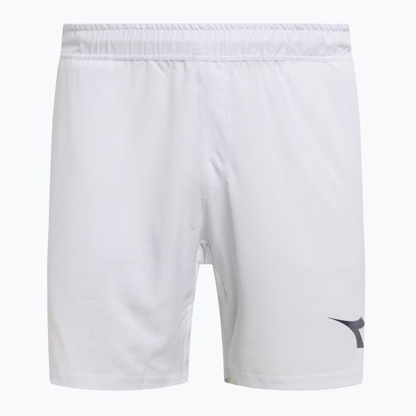 Spodenki męskie Diadora Bermuda Icon. Białe szorty męskie Diadora, bez wzorów, z elastanu, sportowe. Za 94.99 zł.