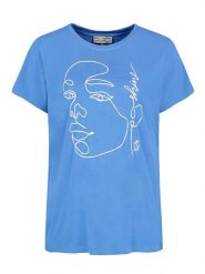 Eight2Nine Koszulka w kolorze błękitnym rozmiar: XS. Niebieskie bluzki damskie Eight2Nine, xs, bez wzorów, z bawełny, bez kołnierzyka. Za 34.95 zł.