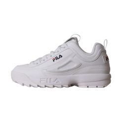 Buty do chodzenia męskie Fila Disruptor Low. Białe buty fitness męskie Fila, trekkingowe. Za 415.80 zł.