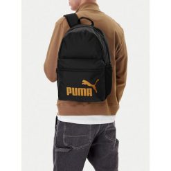 Plecak Puma. Czarne plecaki damskie Puma, bez wzorów, sportowe. Za 89.99 zł.
