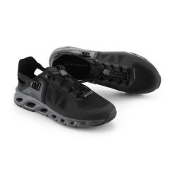 Buty męskie sportowe letnie Alpine Pro Kiage. Czarne buty trekkingowe męskie Alpine Pro, na lato, z gumy, bez zapięcia, trekkingowe. Za 499.00 zł.